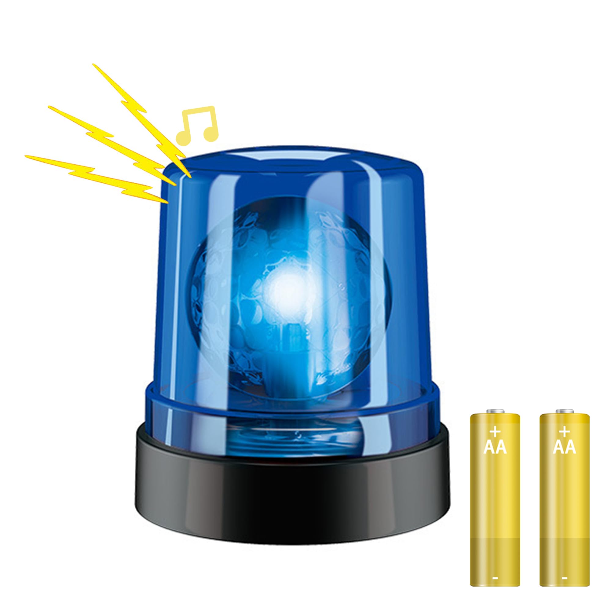 Photo 1 of Blue Police Beacon Light Toy,Spinning Effects&Realistic Siren Sounds, Perfect for Pretend Police Play, for Kids Age 3+