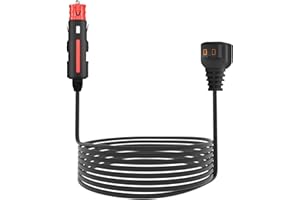 SANJOON DC Power Cord Power Cable 10 ft Length 12V/24V for Car Refrigerator Car Fridge Freezer Compatible with ARB, BougeRV, Dometic, ICECO, Setpower, JoyTutus,Alpicool, Bodega, Euhomy (DC Power Plug)