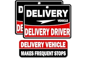 HOZODUSI Delivery Driver Magnet for Car, Delivery Magnetic Car Door and Bumper Sign, High Reflective, Stronger Magnetic, Eye-Catching Design for Delivery.