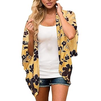 amazon ladies yellow tops