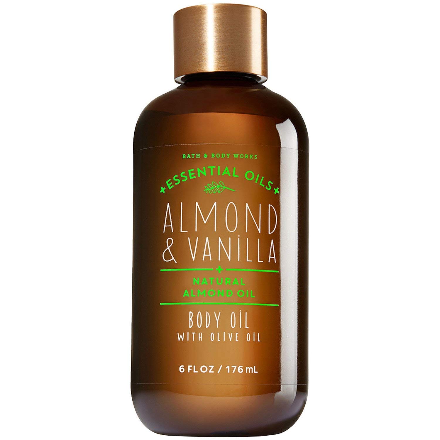 Bath And Body Works Almond And Vanilla Body Oil With Natural Almond Essential Oil 6 Ounce