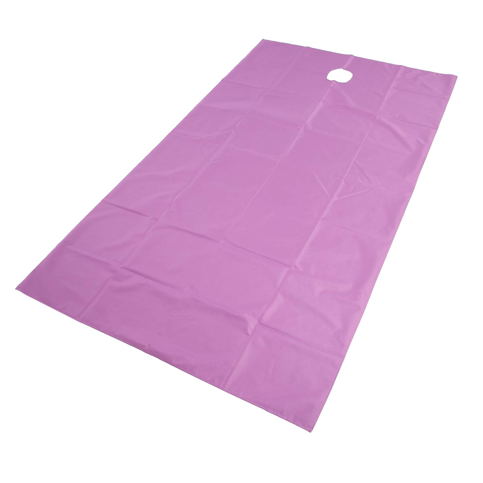 Reusable Waterproof Oil-Resistant Soft Cotton Beauty Salon Tablecloths with Bed Hole Purple Spa Massage Bed Sheet Covers for Salon Practice Equipment