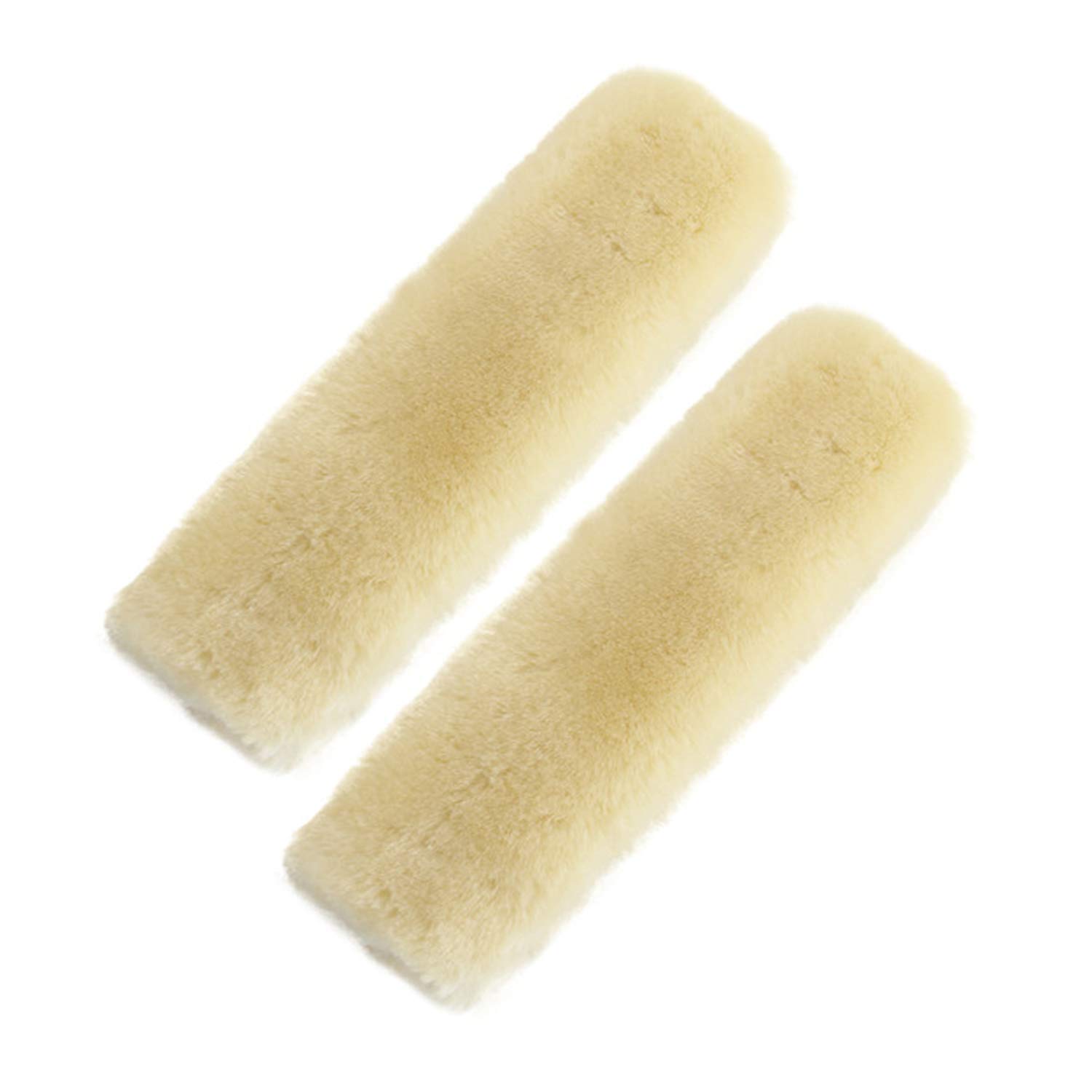 SUNTRADE Soft Faux Car Seat Belt Cover Pad,Car Safety Seat Belt Strap Shoulder Pad for Adults and Children,Suitable for Car Seat Belt,Backpack,Shoulder Bag,Set of 2