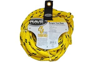 RAVE Sports 50' Bungee 1-4 Rider Tow Rope
