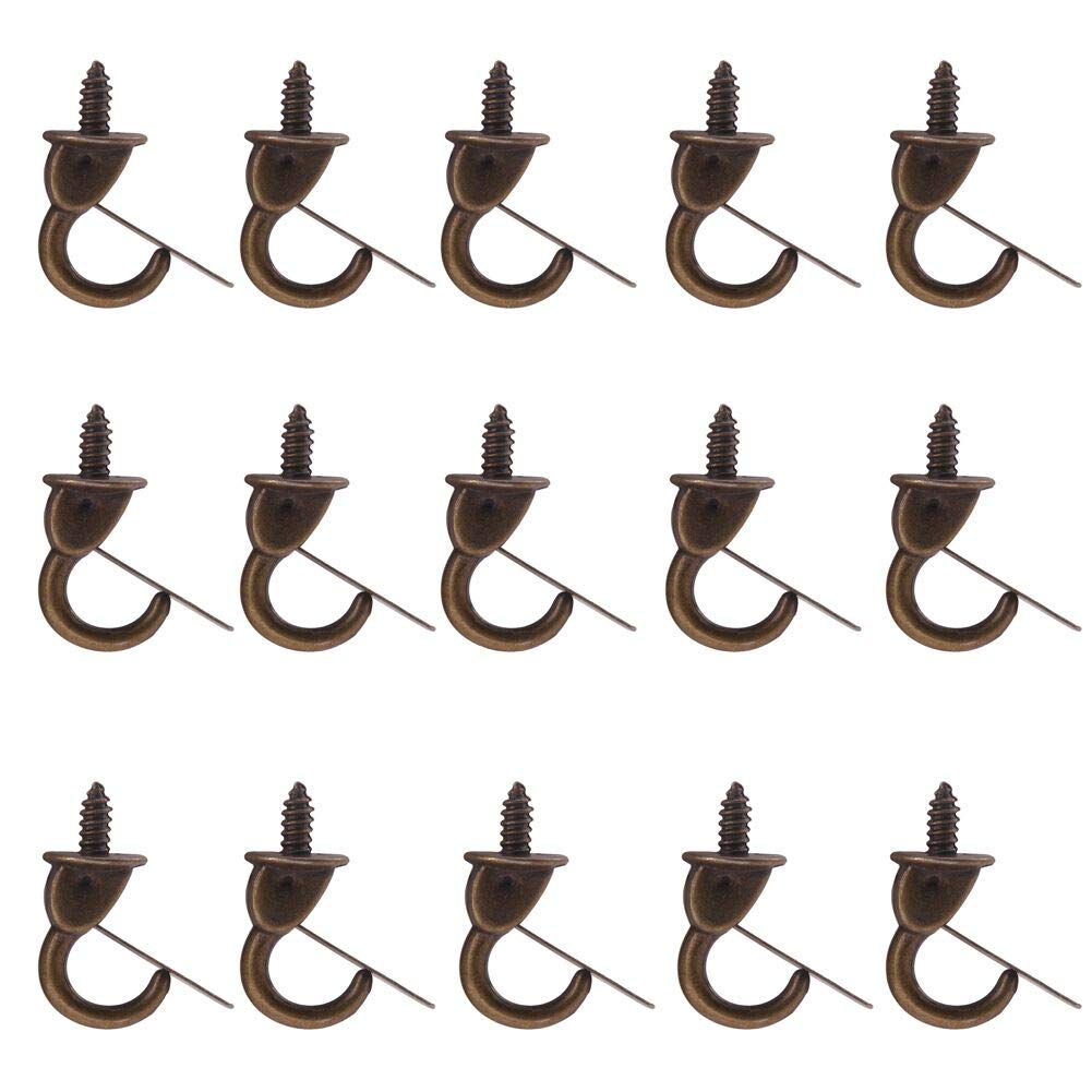 Lee House 15 Pieces Metal Cup Hooks Ceiling Hooks Suspended