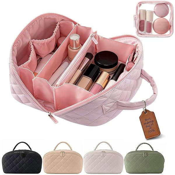 Sac Multifonction Flaunt By Faith Nicole - Idéal Pour Maquillage, Week-end Ou Accessoires, Multiples Poches