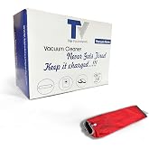 Red Vacuum Cleaner Outer Cloth Bag Fits Eureka, Sanitaire, Kent, Advance, NSS, Oreck Bissell, EuroClean, Nilfisk, RealiaVac, Triple S, Clarke/Alto Vacuum Brands (Shake Out)