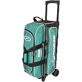 Storm 3-Ball Streamline Bowling Bag Teal/Gray | Heavy duty frame and hardware, designed base for increased stability, forged steel axle