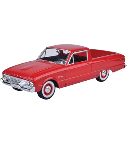 Ford Ranchero 1960 Pickup Blue 1:24 Scale Ute Van Truck Diecast Model Motormax E - Foto 9