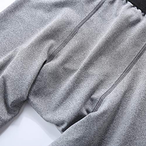 image for CVVTEE Boys Compression Pants Base Layers Soccer Hockey Tights Athleti