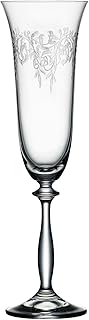 Bohemia Cristal 093 006 014 Sektgläser ca. 190 ml aus Kristallglas 6er Set "Romance"