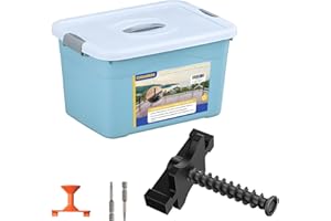 CUGUORDS 1000 PCS Hidden Deck Fasteners for Composite Decking Board,Composite Deck Clips & Plastic Hidden Fastners with Metal Screws,Universal Nylon Clips for Composite Decking