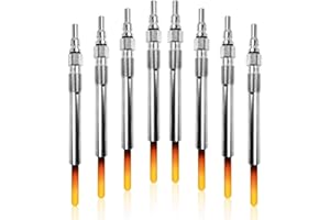 Kekadmai 8PCS Diesel Glow Plug for 1995-2003 7.3L Powerstroke E350, 2000-2003 E450 E550, 1999-2003 F250-F550, Replace OEM #F4TZ-12A342-BA, ZD-11