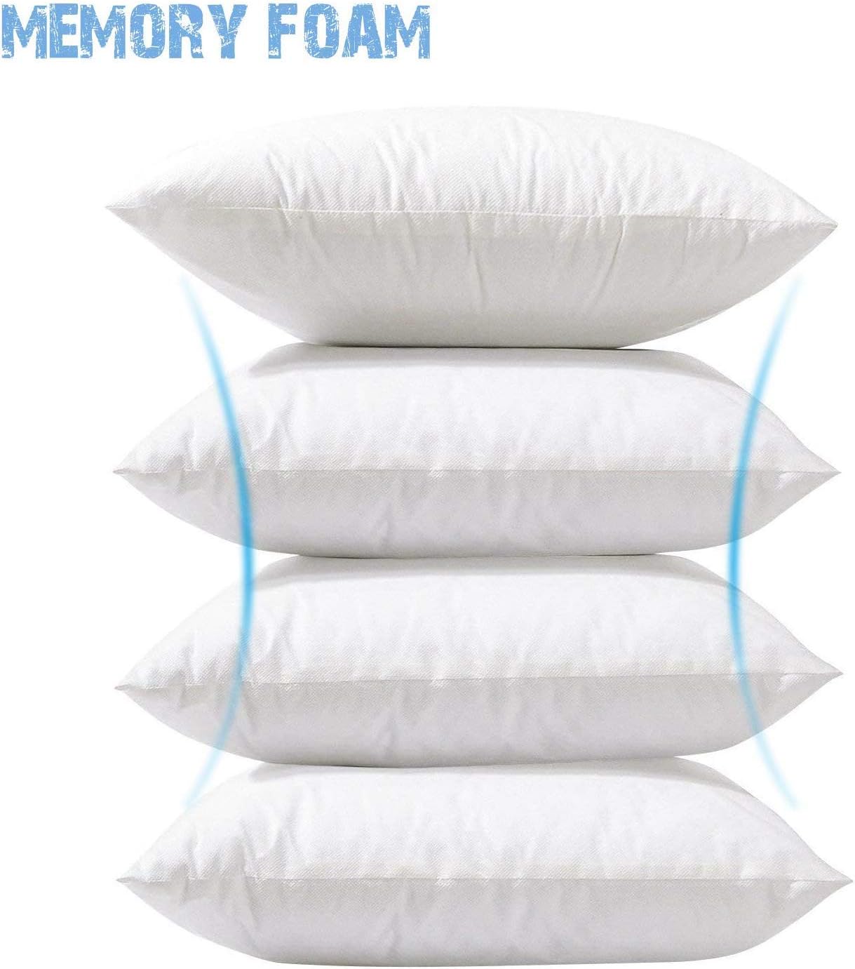Amazon Com Phantoscope 4 Packs Throw Pillow Inserts