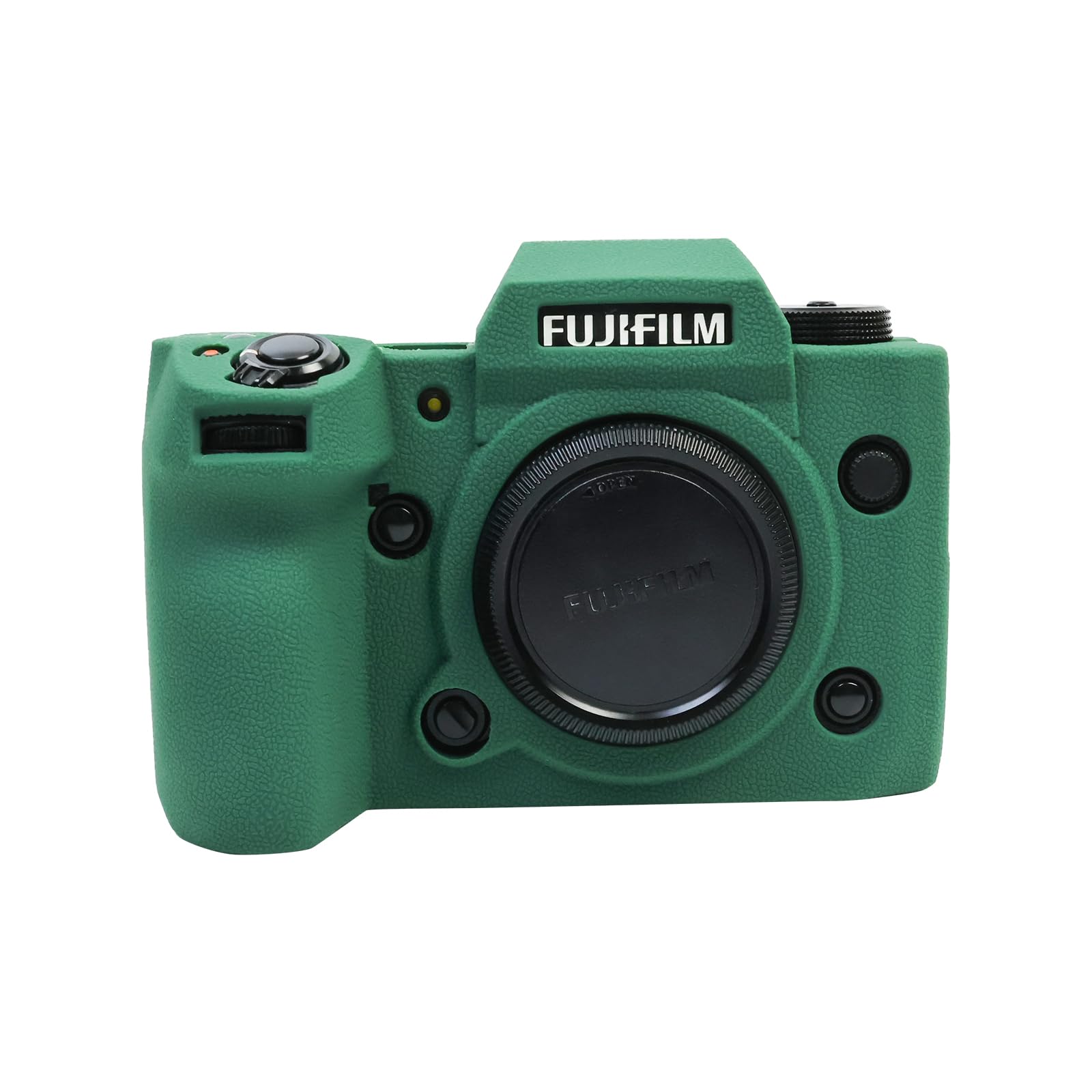 MUZIRI KINOKOO Fuji XH2 Case, Soft Silicone Protective Case for Fujifilm Fuji XH2/X-H2 Camera - Anti-Scratch Slim Fit Soft Rubber Fuji XH2/X-H2 Cover - Green