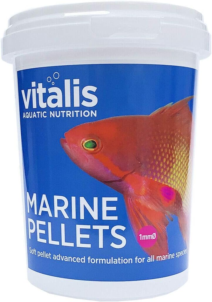 Vitalis Marine Pellets XS (1mm) 140g Fish Food, 140 g (Pack of 1)