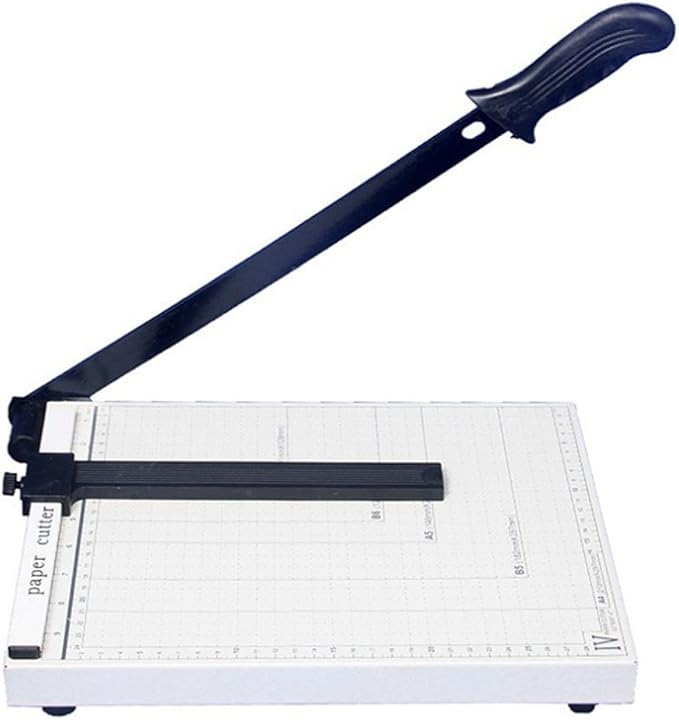 Taglierina Professionale Voluker A3 - Taglio Carta Di Precisione Con Base Legno E Lama Affilata, 48.5x38.5cm - Foto 2