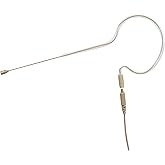 Galaxy Audio ESM8 Omnidirectional Earset Microphone with Shure Wireless Connector - Beige