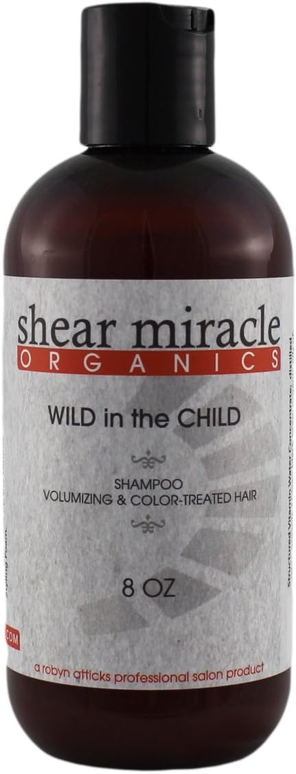 Wild in the Child Shampoo (Adds Body & Volume) - Vegan, Gluten Free, GMO Free, No Animal Testing.