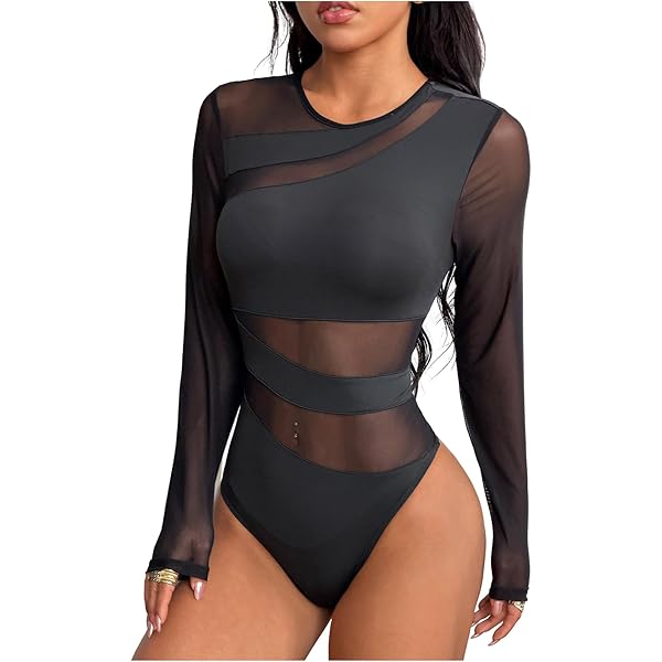 Amazon.com: REORIA Women's Fall Thong Body Suits Outfits Trendy