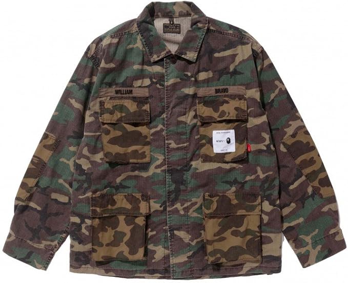 Amazon Co Jp 国内正規品 Wtaps X A Bathing Ape Jungle L S Shirt Xlサイズ ダブルタップス エイプ Bape 伊勢丹新宿 ホビー