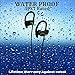 Bluetooth Earbuds By Zivigo, Bluetooth Headphones - Sweat-proof, IPX7 Waterproof Headphones with Noise Cancellation Technology, Microphone & Voice prompts,(Black)