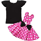 Baby Toddler Girl Polka Dots Fancy Dress Up Costume Birthday Party Tulle Dresses with Polka Dot Headband