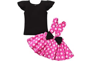 AOTY Baby Toddler Girl Polka Dots Fancy Dress Up Costume Birthday Party Tulle Dresses with Polka Dot Headband