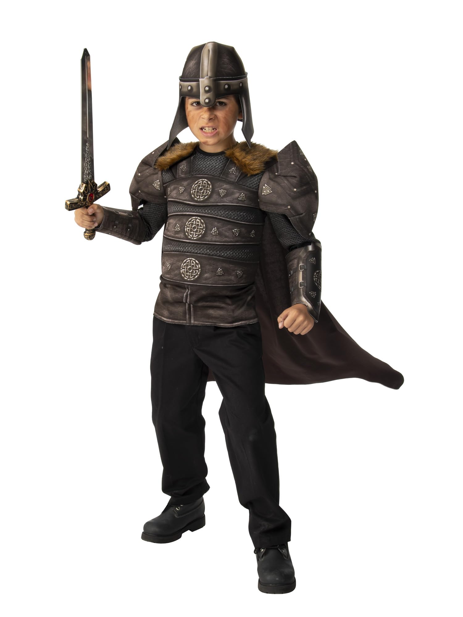Bristol Novelty Viking Kids Fancy Dress, Boys, Multi, Age 5-6 years Halloween