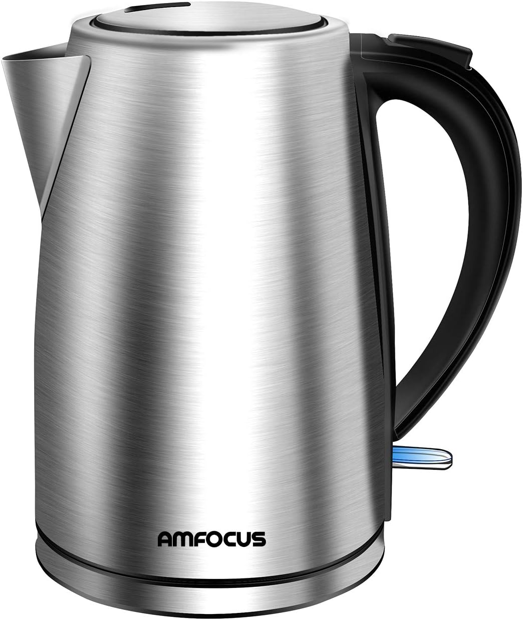 Electric Kettle, 1.7L BPA-Free Stainless Steel Water Kettle Tea Kettle with Cordless Auto Shut-Off & Boil-Dry Protection, 1500W Fast Boiling, FCC & FDA Approved