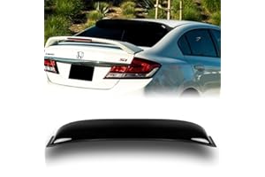 2006-2015 Honda Civic Sedan Black ABS Plastic Rear Window Roof Spoiler Visor