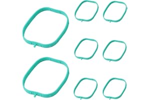 Dtomi Engine Intake Manifold Gasket Runner Seals Compatible with Chevy GMC Cadillac Vehicles for 2014-Newer LT Based Engines 5.3L 6.2L LT1 LT2 L83 L86 L84 L87 L82 L8B Replace# 12626354 (8pcs)