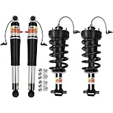 Yutmatin Front &amp; Rear Shocks Struts w/Magnetic Fit for Cadillac Escalade | Fit for Chevy Tahoe Suburban Silverado, Fit for GMC Yukon Denali XL Sierra 1500 2015-2020, 84176631 84977478 84176675