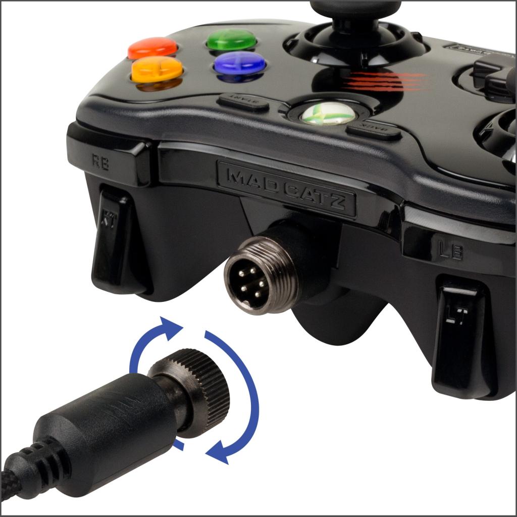 Mad Catz Pro Controller for Xbox 360 Black Video Games