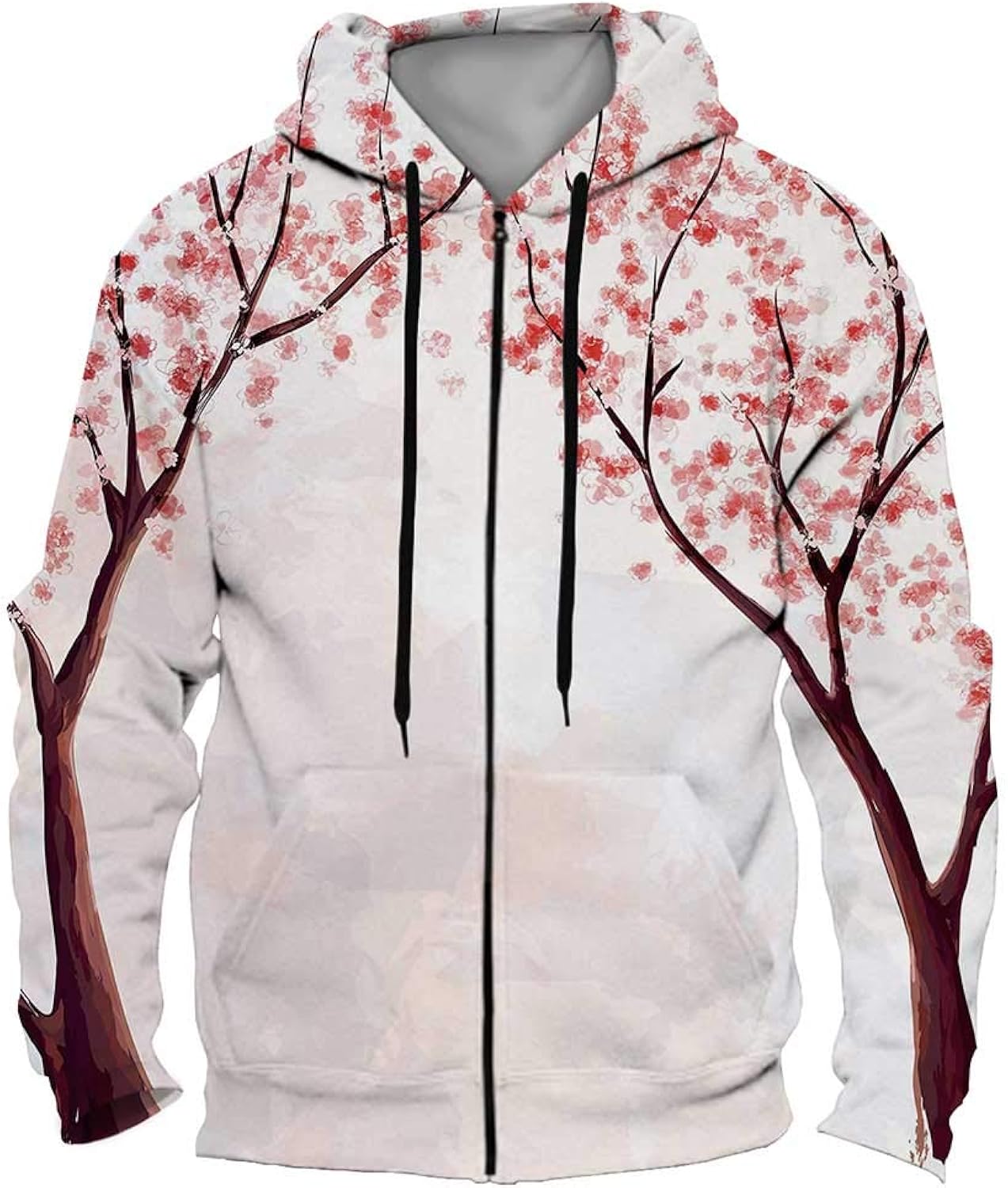 Amazon.com: Cherry,Unisex Sweatshirts Hoodie with Zipper S: Clothing