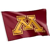 Desert Cactus University of Minnesota UM Flag - 3 x 5 Feet Golden Gophers Banner, Indoor/Outdoor Durable Fabric, 100% Polyester Design (Style 1)