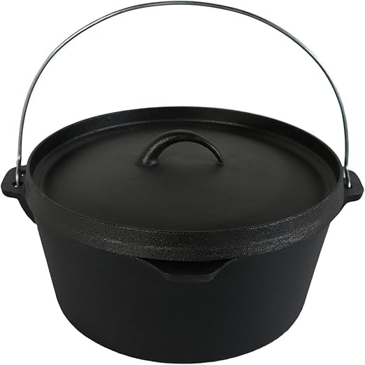 Buy Sunnydaze Large Cast Iron Deep 