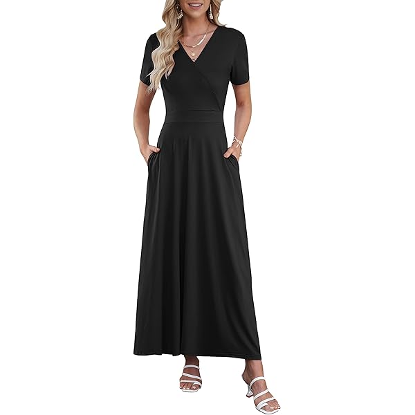 chinese dress ladies Style & Co Women's Maxi Dress Black Size Petite S at Amazon Women's  Clothing store