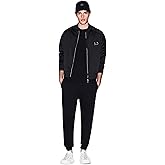 Armani Exchange Men's Stretch Poly Zip Up Blouson Jacket