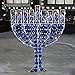 Northlight LED Lighted Menorah Hanukkah Yard Art Decoration with Cool White Lights, 24