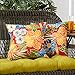 Greendale Home Fashions Indoor/Outdoor Accent Pillows, Aloha Red, Set of 2