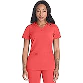 Dickies Women's Scrub Top V-Neck Top with 2 Pockets, Moisture Wicking and 360° Stretch Fabric - DK615