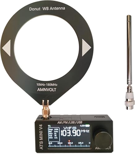 Amazon.com: AMNVOLT V4b ATS MINI DSP Radio, ESP32-S3 & SI4732 Chip