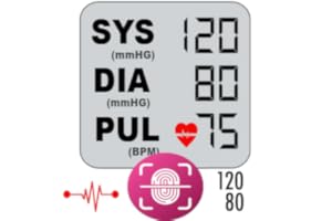 Blood Pressure Heart rate Monitor Diary