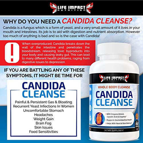 Candida Cleanse 100 Money Back Guarantee Extra Strength Yeast