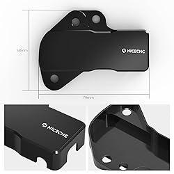 NICECNC Black Motorcycle TPS Sensor Guard Protector