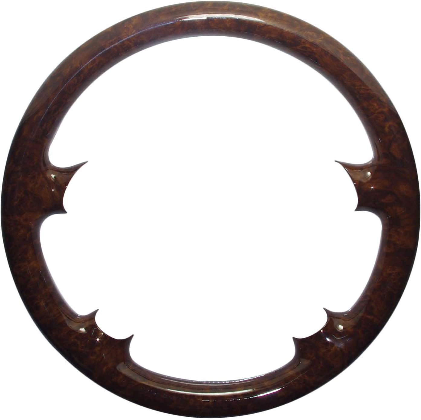 Pursuestar Dark Brown Wood Steering Wheel Cover Protector Cap for Mercedes Benz 2003-2009 W209 CLK-Class CLK320 CLK500,R230 SL SL350 SL500 SL600,W219 CLS500 CLS550