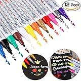 NUOLUX Waterproof Art Marker Pen for Painting - 12 Colors