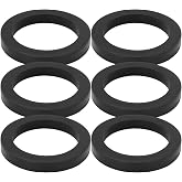 Replacement Gaskets for 1-1/2" Cam and Groove Fittings, Buna-N, 6 Pack | For Cam and Groove Female Coupler, Female Rubber Washer