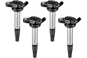 Set of 4 Ignition Coil UF596 Compatible with Toyota Corolla Matrix Prius V Compatible with Pontiac Vibe CT200h iM xD 2009-201